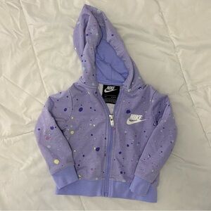 NIKE ZIP UP SWEATSHIRT 18M